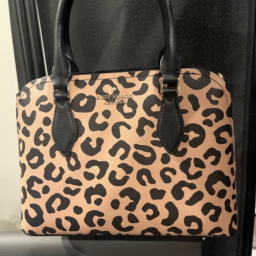 Kate Spade Darcy Small Satchel Leopard Print